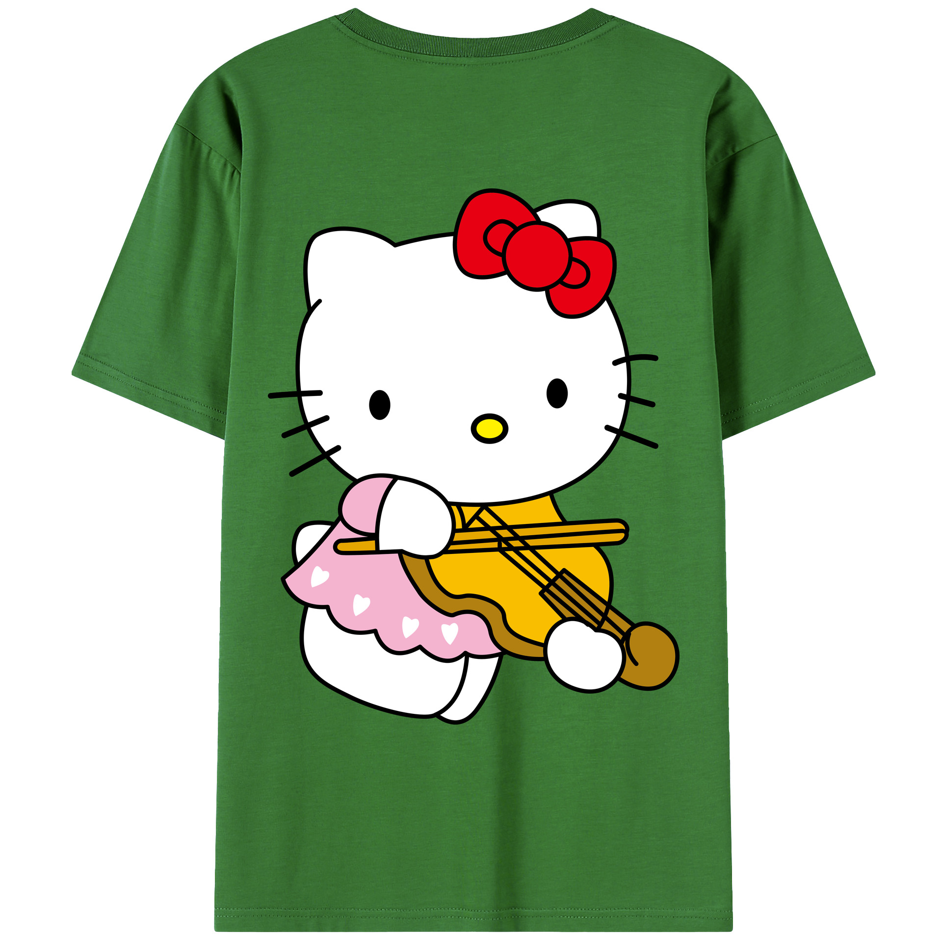 （画像用） Hello Kitty ハローキティ レディース半袖Tシャツ(バックプリント)